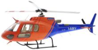 AS350 SCALE 500 SIZE GLASS FIBER FUSELAGE HELICOPTER SHELL RED&BLUE COVER ROBAN MODEL FOR T-REX 500