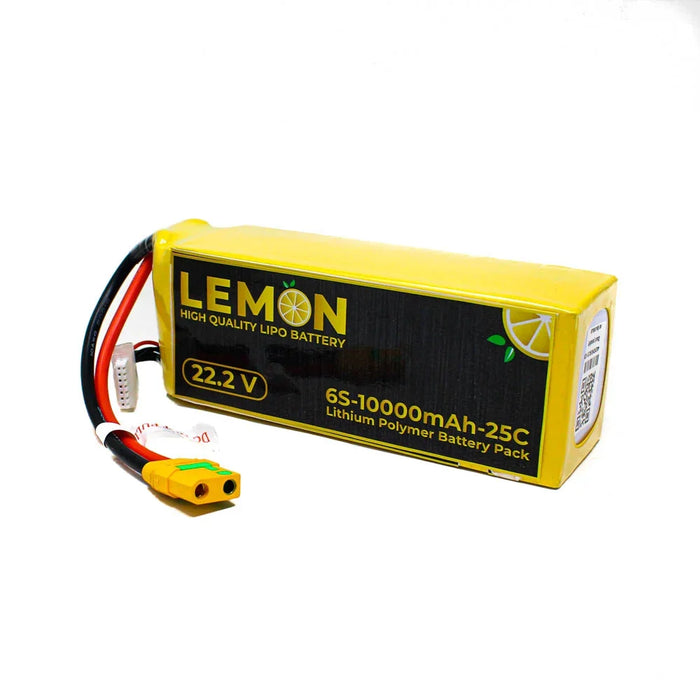 Lemon 22.2v 10000mAh 6S 25C/50C Lithium Polymer Battery Pack