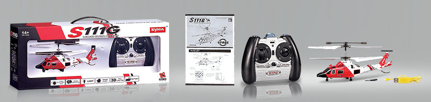 SYMA RC HELICOPTER S111G 3.5 CHANNEL INFRARED CONTROL WITH GYRO