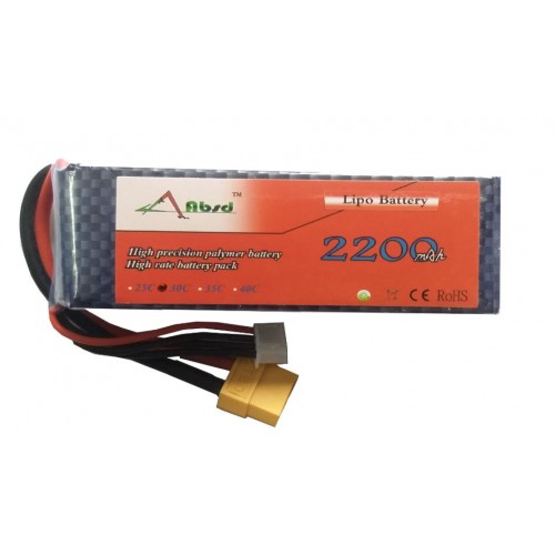 Lipo Battery 11.1 V ,2200Mah ,30C,3S