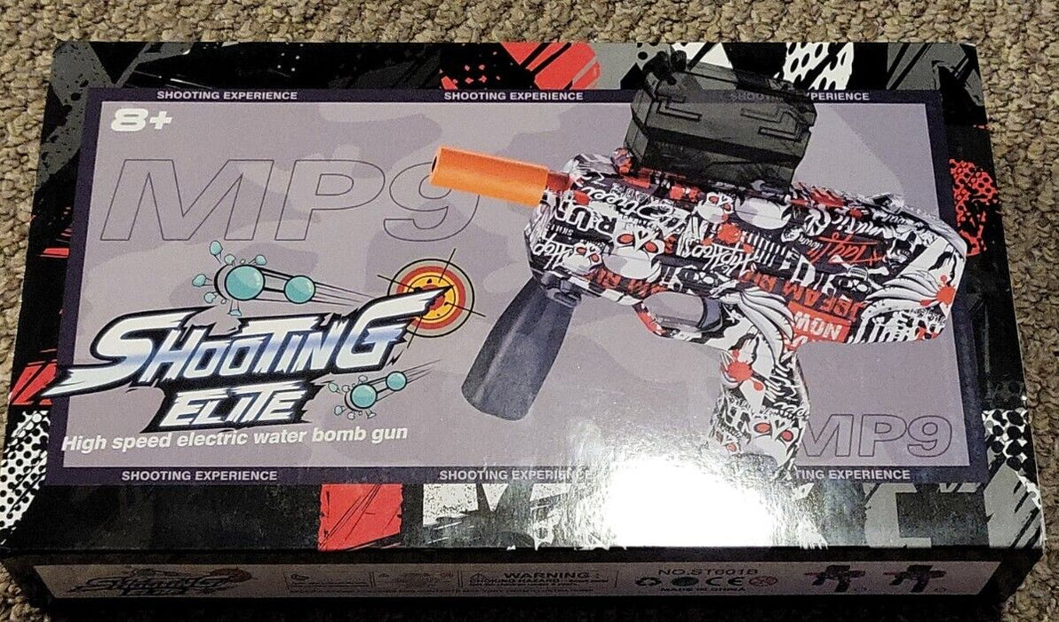 Toy Gun Shooting Elite Mp9 High Speed Electric Water Bomb Gun