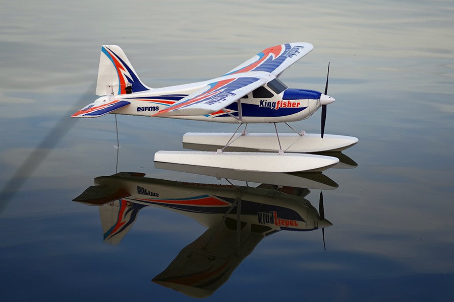 Fms 1400Mm (55.1") Kingfisher Pnp With Wheel,Floats,Skis And Flaps Pnp