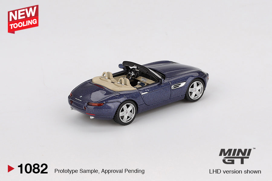 Imported Mini GT #1082 BMW Z8 Alpina Alpine Blue Die-Cast Car