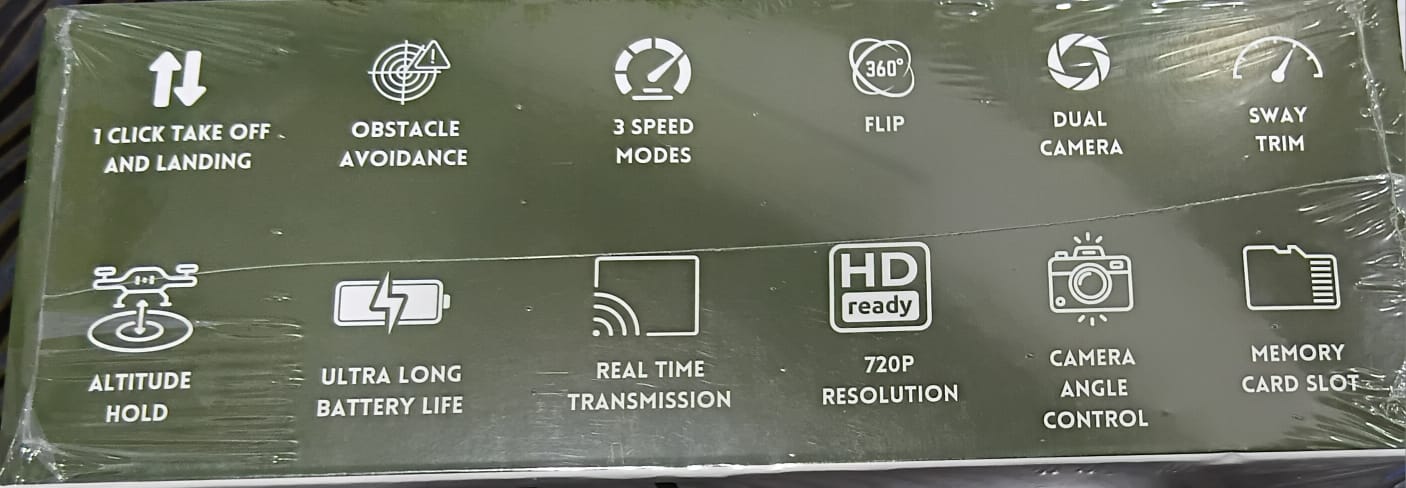 L.O.T 500 FEET RANGE DRONE WITH A BUILT-IN SCREEN REMOTE IRIS DRONE AVIATION (BRUSHLESS MOTOR SILENT &POWERFUL)