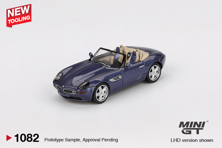 Imported Mini GT #1082 BMW Z8 Alpina Alpine Blue Die-Cast Car