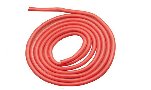 Silicone Wire 8AWG (1mtr) Red