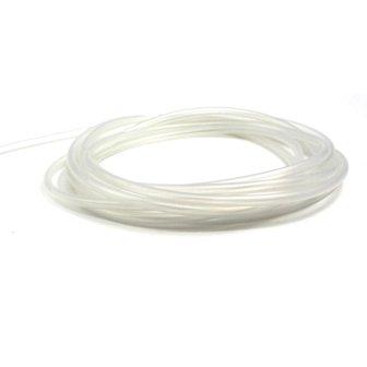 TRANSPERENT SILICON FUEL TUBE 1 MTR (4 MM)