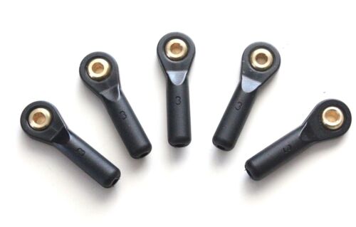 Ball Link D ROD HOLE 3 X 3 X 6 X 27MM Black Pack Of 5Pc