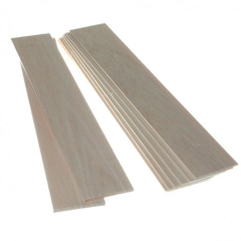 BALSA SHEET 2.5MM (2.5X100x1000mm) PACK OF 5PC