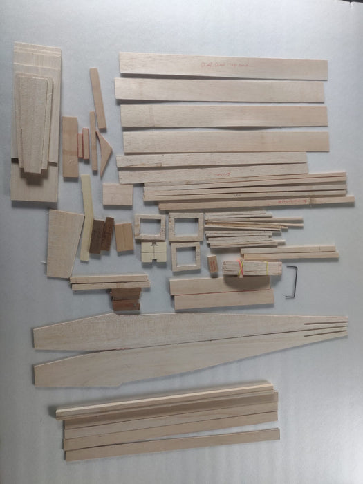 RC AIRPLANE ENGINE  PREMIERE MODEL BALSA KIT