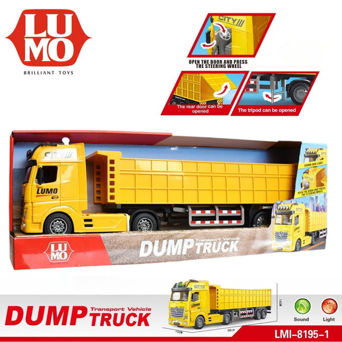 L.U.M.O Dumper Truck – City Transport Vehicle Model (8195)