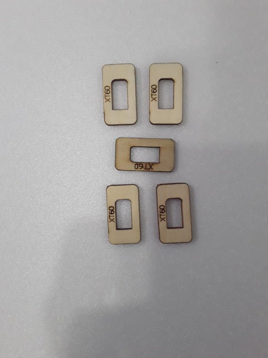 Xt60 Connector Wooden Bracket (Pack Of 5Pc)