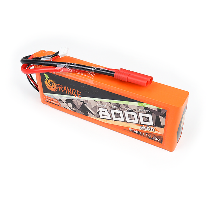 Orange 8000mAh 3S 30C/60C Lithium polymer battery Pack (LiPo)