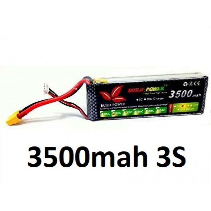 Lipo 11.1V 3500Mah 30C Build Power Battery