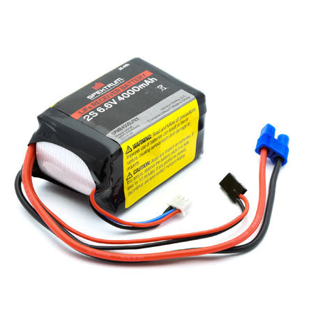 Spektrum 4000Mah 6.6V Li-Fe Receiver Battery