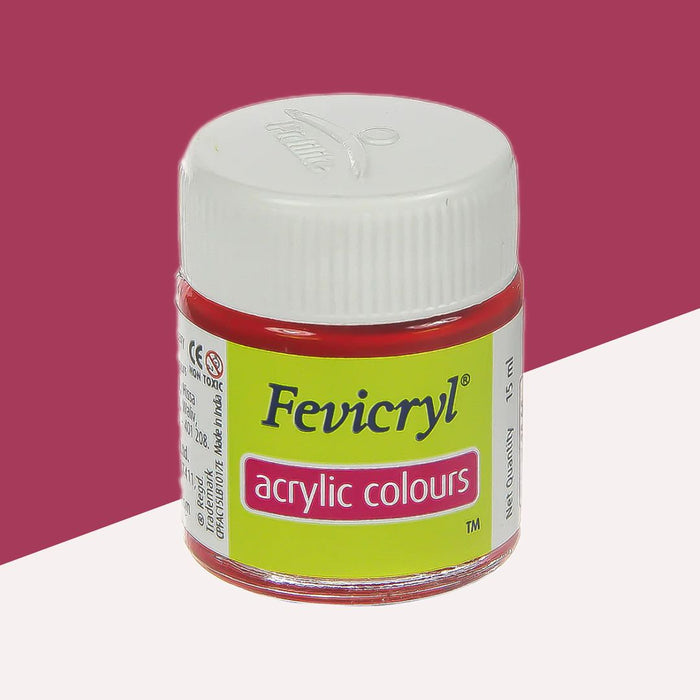 Acrylic Colours Crimson 15Ml