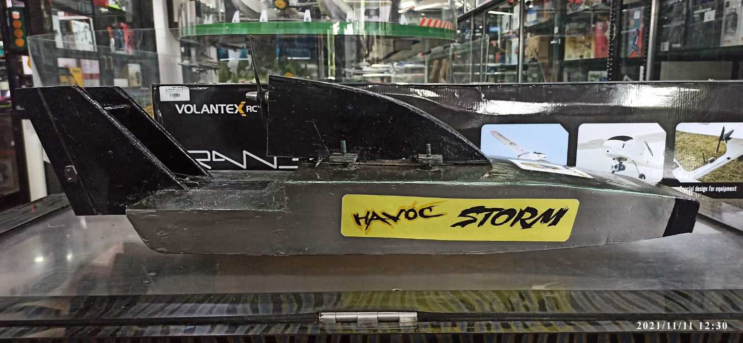HAVOC STORM RC BOAT BE07 DARK GREEN (QUALITY PRE OWNED)