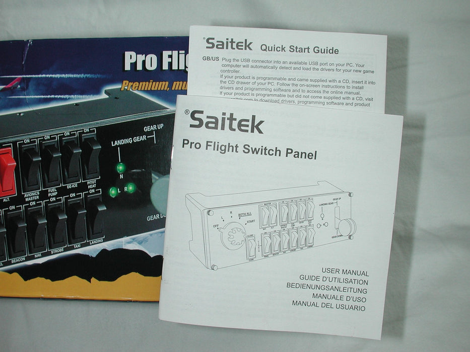 SAITEK SWITCH PANEL GUIDE