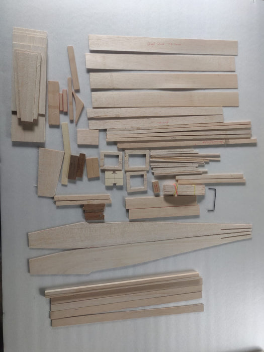 RC AIRPLANE ENGINE  PREMIERE MODEL BALSA KIT