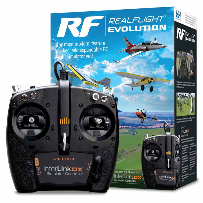 Realflight Simulator Evolution Rfl2000 W/Interlink Dx Controller Version