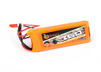 Orange 360mah 2S 30C/60C Lithium Polymer Battery Pack (LiPo)
