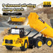 Huina 1553 1:16 Scale RC Articulated Dump Truck – Die-Cast Metal Alloy Construction Vehicle