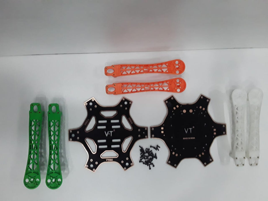 HEXACOPTER Frame Hard Plastic 550Mm Size