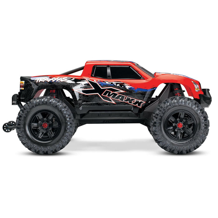 Traxxas X-Maxx 8S 4WD Brushless RTR Monster Truck (Redx) W/2.4Ghz Tqi Radio & TSM 77086-4