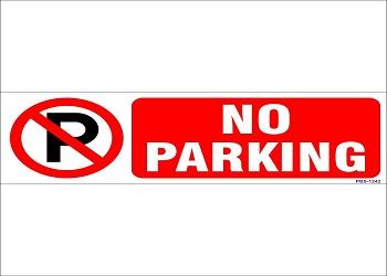 NO PARKING SIGN