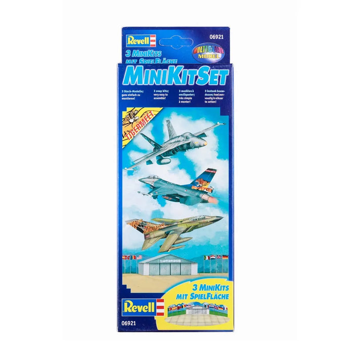 Revell Minikit Set of 3 Fighter Aircraft Tigermeet- 06921 (1:225 Scale)