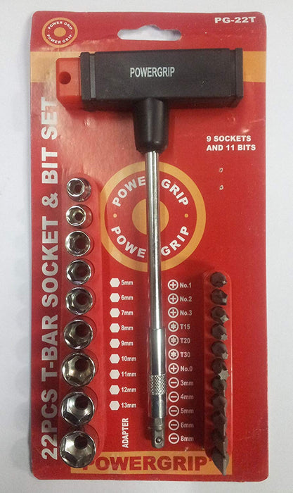 T Bar Bit Set (22Pcs)