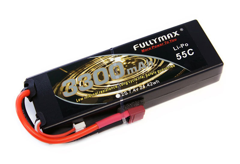 LIPO 7.4V 3300MAH 55C 2S FULLYMAX BATTERY