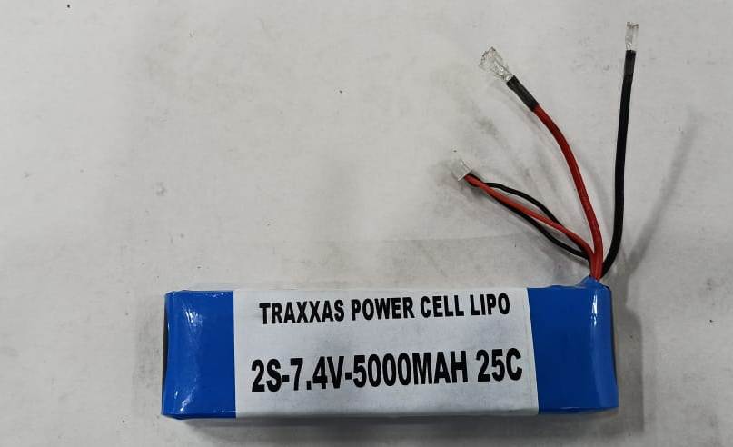 Lipo 7.4V 5000Mah 25C Traxxas Battery With Out Connector