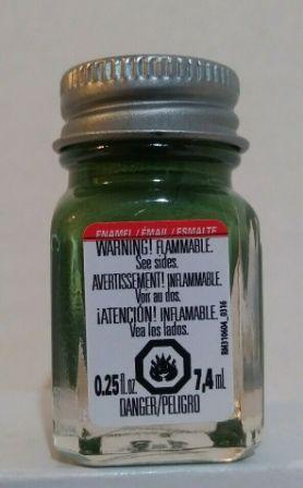 Enamel 1/4 Oz Flat Green