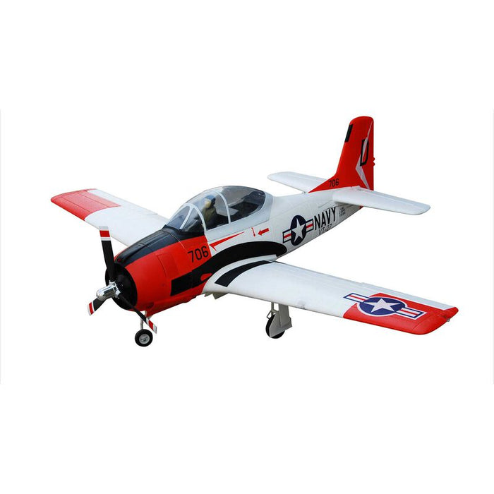 Fms 1400Mm(55.1") T-28D Trojan V4 Red-Pnp