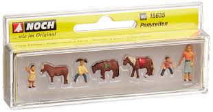 Noch  15635 Pony Riding Ho Scale