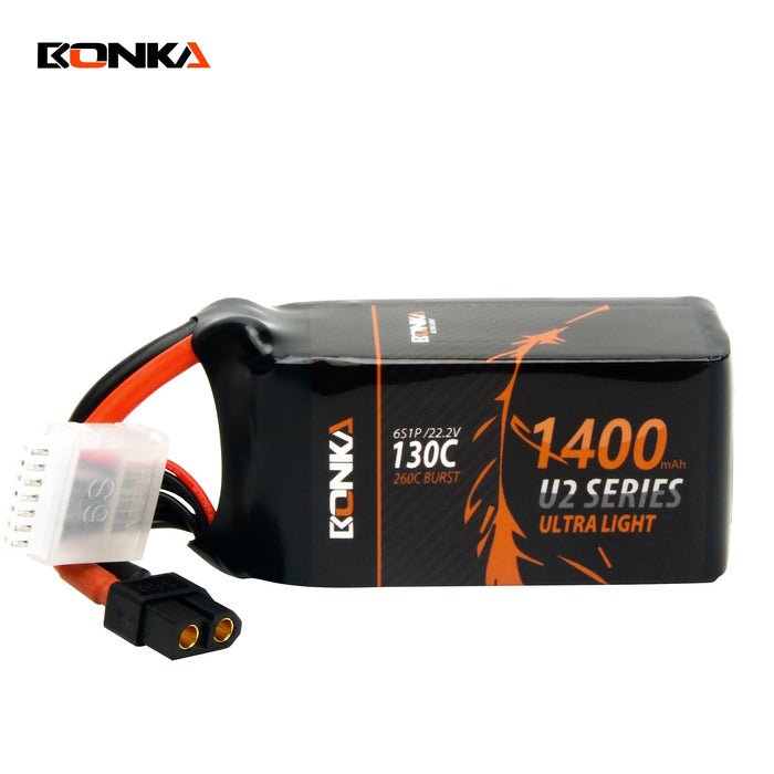 Lipo 22.2V 1400Mah 130C 6S Fpv U2 Series Bonka Battery