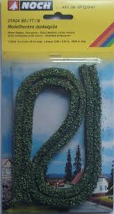 NOCH 21524 DARK GREEN MODEL HEDGES HO SCALE