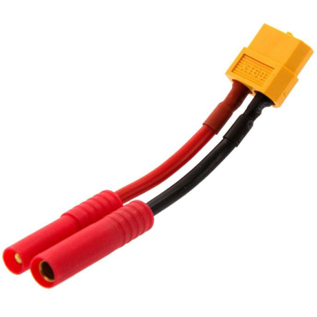 Safeconnect HXT 4Mm To XT-60 Female Connector Side Charge Adapter Cable