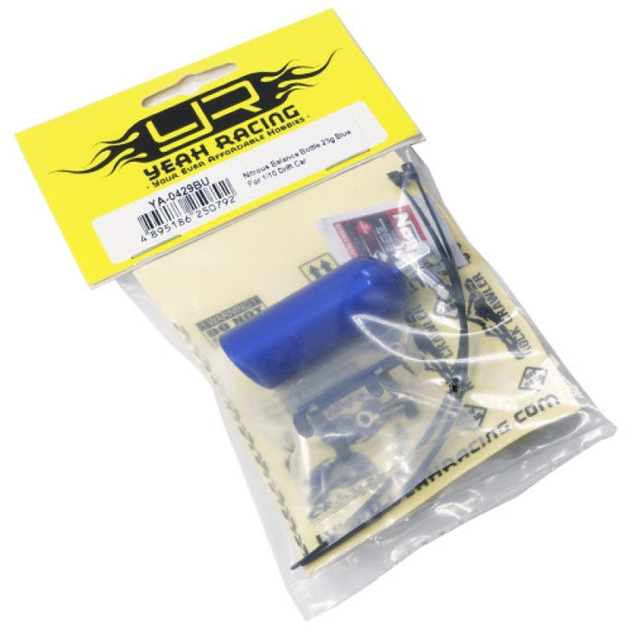 Yeah Racing Aluminium Nos Nitrous Oxide Balance Weight Bottle 23G For 1/10 RC Blue