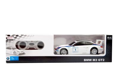 RASTAR BMW M3 GT2 48300 RC CAR 1/24 SCALE (WHITE)