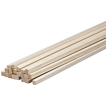 Balsa Strip 6mm x 6mm x 1000mm (Price Per strip.Minimum Order Qty 10pcs)