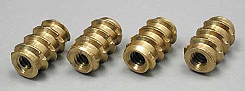 Rtl 4-40 Brass Threaded Inserts For Wood