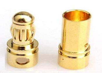 BULLET CONNECTOR- BANANA CONNECTORS 3.5mm (1 pair)