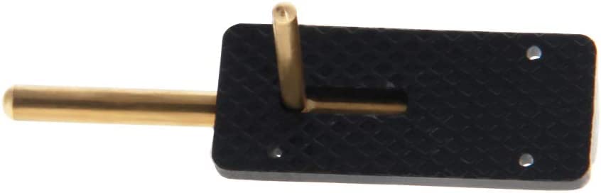CANOPY HATCH LOCK LATCH L29XW13XH6MM BLACK FOR RC AIRPLANE COCKPIT COVER FIXING