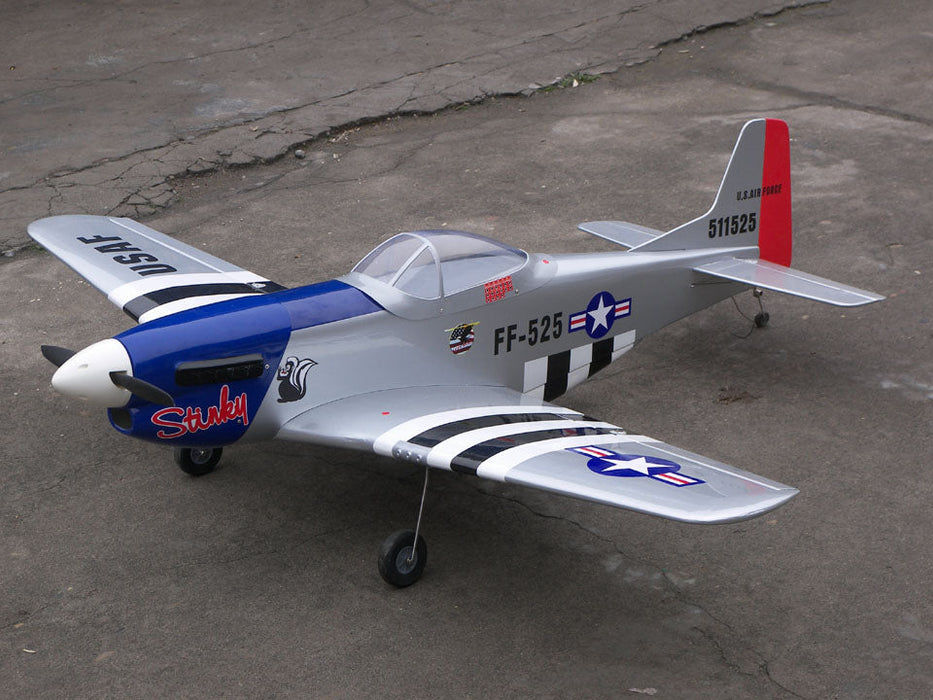 Rc Airplane P 51 D Mustang 1485Mm Nitro Kit