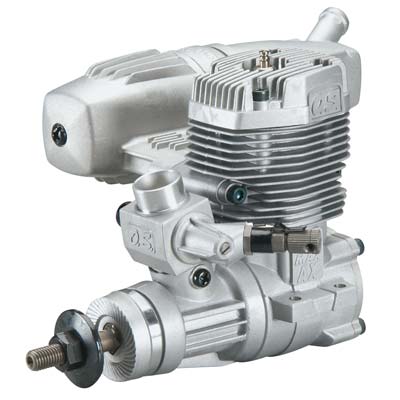 OS MAX 55 AX (40K)ENGINE W/E 3071 SILENCER 15612