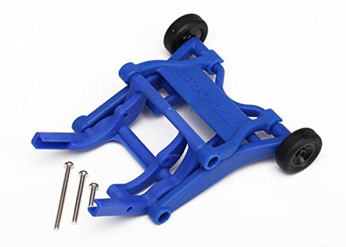 Traxxas 3678X Blue Wheelie Bar, Assembled