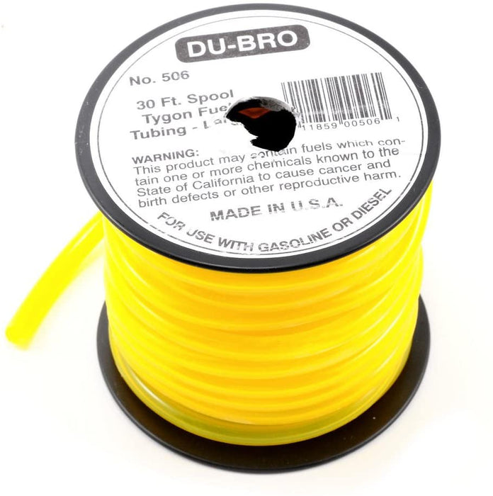 DUBRO LARGE TYGON GAS FUEL TUBING (30') DUB506 SOLD PER FOOT
