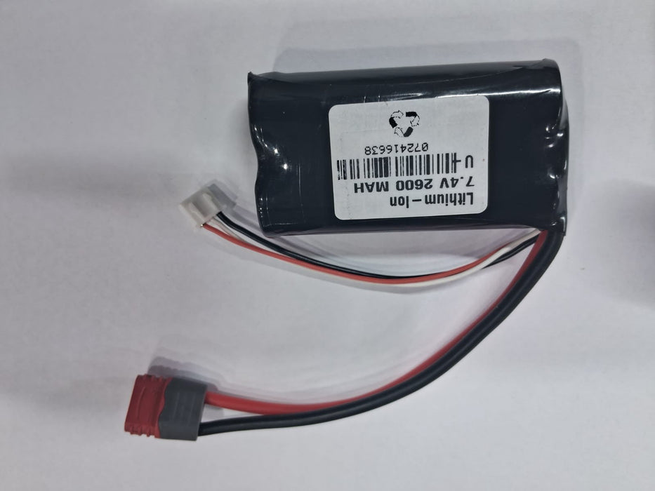 7.4V 2600Mah Battery 18650 Li-Lon With T Connector with BMS